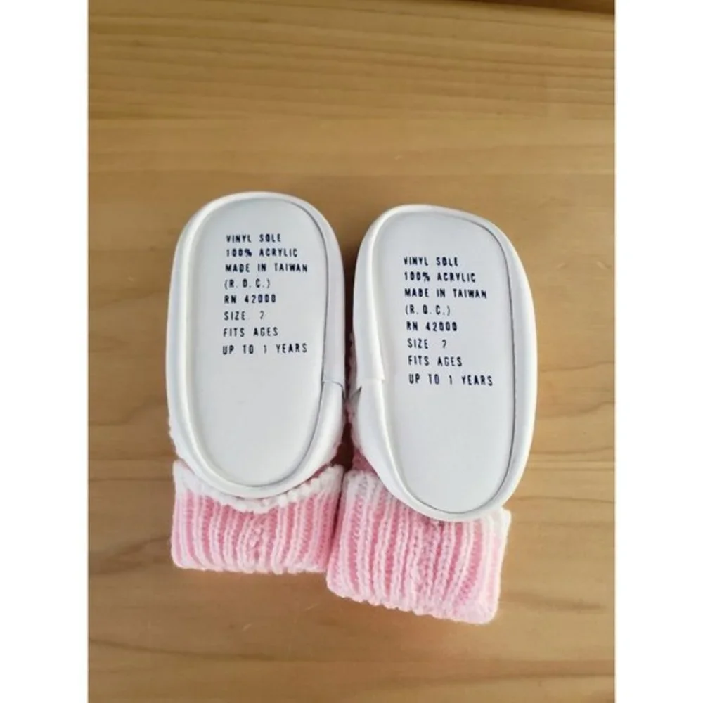 80s Pink Kitty‎ Toddler Slippers
